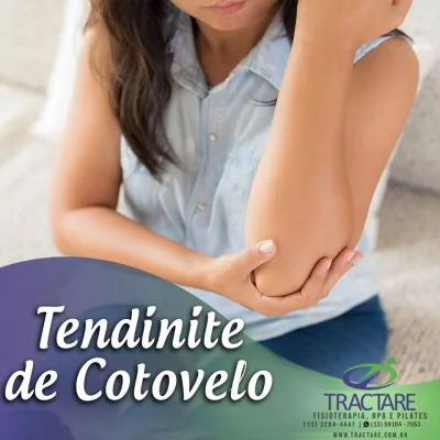 Imagem educativa sobre tendinite e fisioterapia em Santos